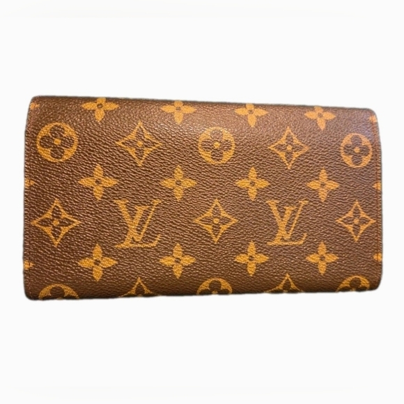 LOUIS VUITTON LV Monogram Canvas Leather Continental Clutch Wallet ( EUC) - Picture 12 of 14